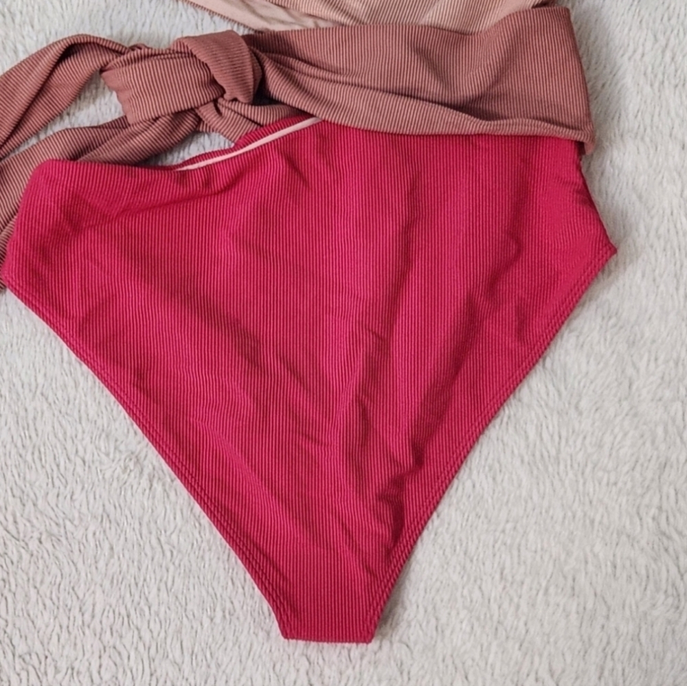 New!Beach Riot Claire One Piece Ribbed Swimsuit - Picture 8 of 12